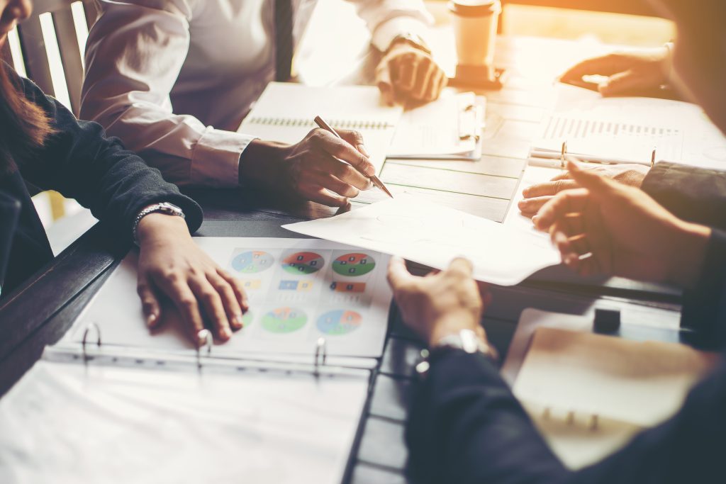 business people meeting design ideas concept. business planning